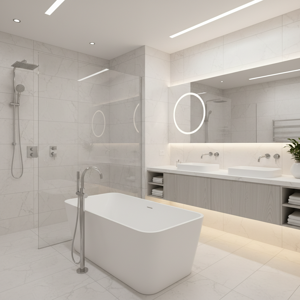 Baño moderno premium